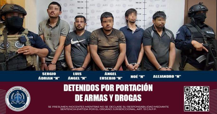 Acciones efectivas en San Quintín; se detiene a grupo de 5 criminales con armas largas y droga: Carpio Sánchez. lasnoticias.info