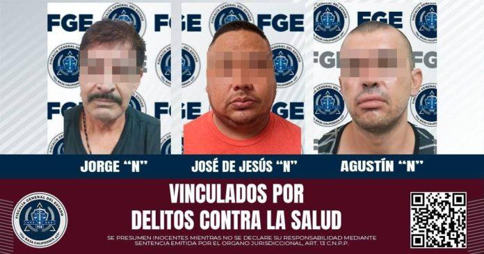 En prisión preventiva tres presuntos narcomenudistas. lasnoticias.info