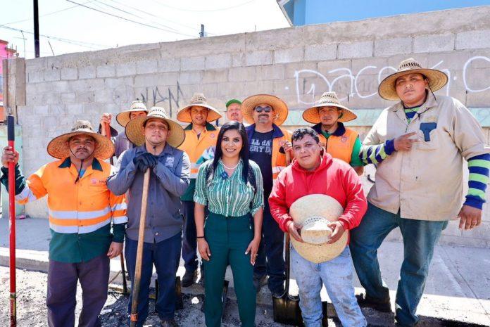 AGRADECEN A ALCALDESA MONTSERRAT CABALLERO POR TRANSFORMAR COMUNIDADES A TRAVÉS DEL PROGRAMA 