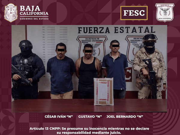 ASEGURAN FESC Y SEDENA A TRES HOMBRES CON UN ARMA DE FUEGO EN MEXICALI. lasnoticias.info