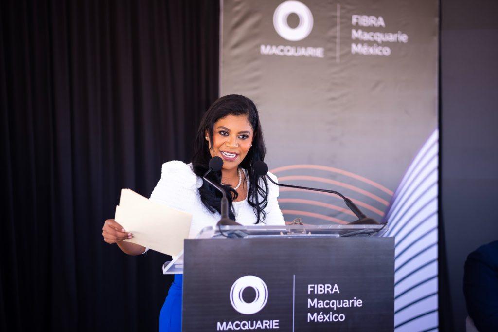 ENTREGA MONTSERRAT CABALLERO PERMISOS PARA CONSTRUCCIÓN DE FIBRA MACQUARIE MÉXICO. lasnoticias.info