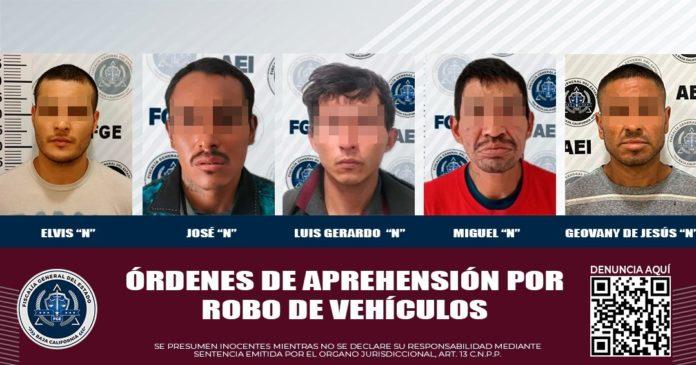 La Fiscalía General Del Estado cumplimenta cinco órdenes de aprehensión. lasnoticias.info