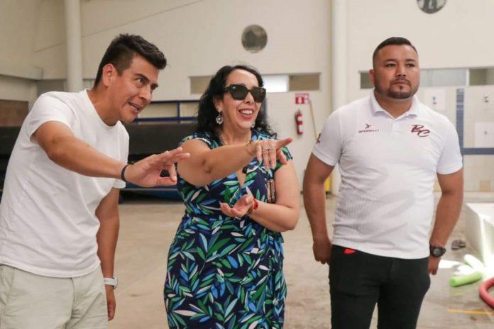 Entrega Araceli Brown obra de rehabilitación del Centro Acuático Rosarito. lasnoticias.info