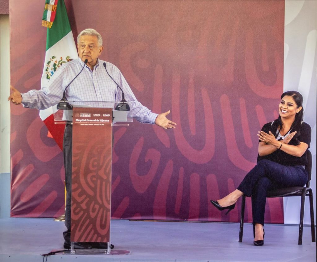 RECONOCE ALCALDESA MONTSERRAT CABALLERO LABOR DEL PRESIDENTE LÓPEZ OBRADOR EN BENEFICIO DE TIJUANA. lasnoticias.info