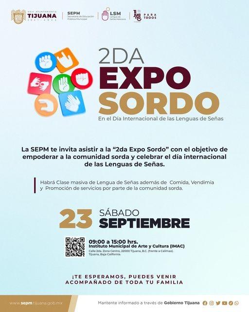 AYUNTAMIENTO DE TIJUANA REALIZARÁ SEGUNDA EDICIÓN EXPO SORDO. lasnoticias.info