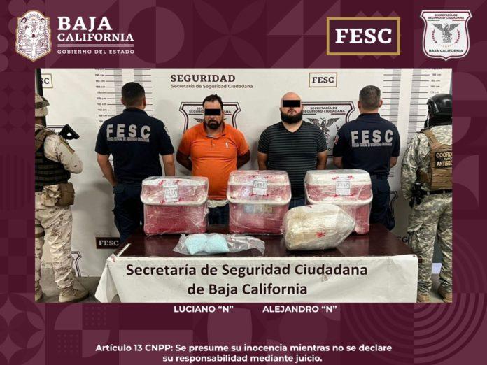 ASEGURAN FESC Y SEDENA CERCA DE 70 KG DE FENTANILO Y DETIENEN A DOS PERSONAS. lasnoticias.info