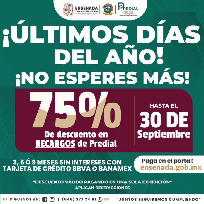 *ÚLTIMA SEMANA PARA OBTENER 75% DE DESCUENTO EN RECARGOS DE PREDIAL. lasnoticias.info