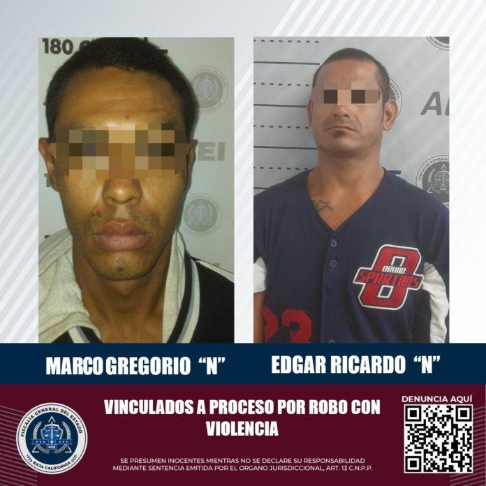 Dos sujetos enfrentarán proceso por robo con violencia. lasnoticias.info