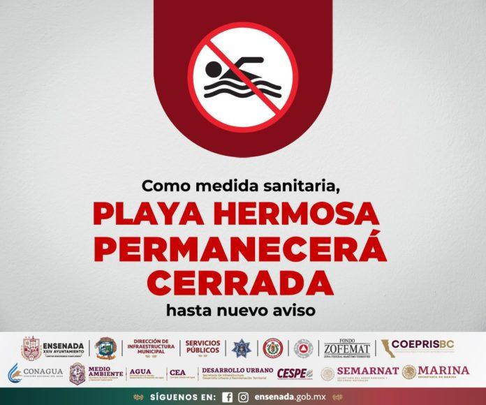 INFORMA COMITÉ DE PLAYAS LIMPIAS QUE SEGUIRÁ CERRADA PLAYA HERMOSA. lasnoticias.info