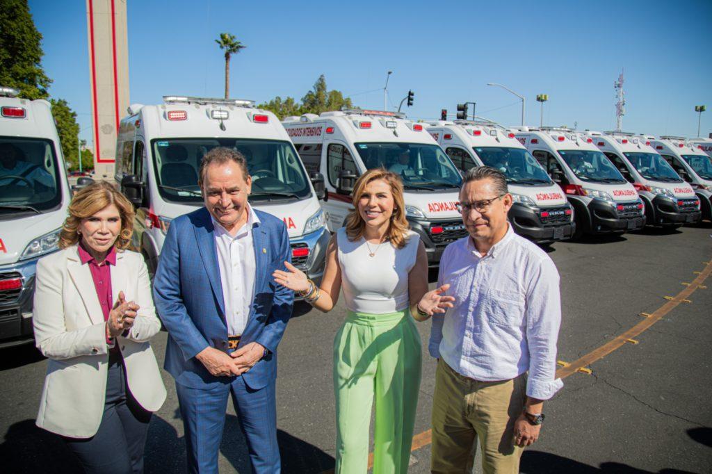 ENTREGAN MARINA DEL PILAR Y BENEFICENCIA PÚBLICA 12 AMBULANCIAS TOTALMENTE EQUIPADAS. lasnoticias.info