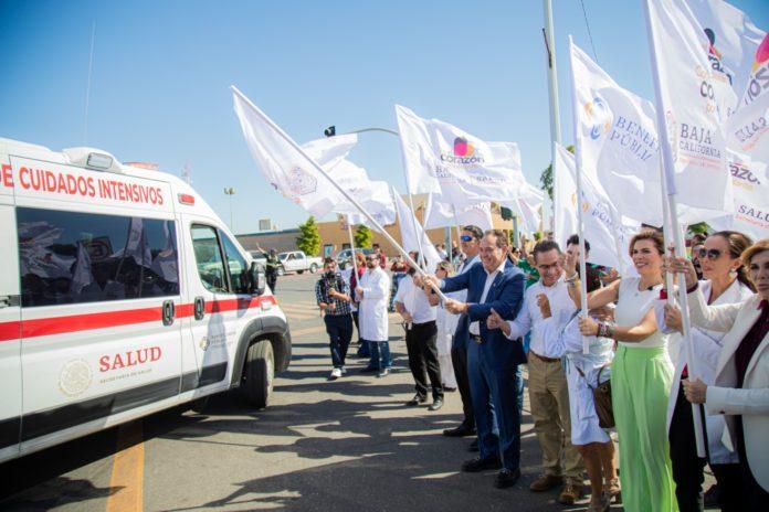 ENTREGAN MARINA DEL PILAR Y BENEFICENCIA PÚBLICA 12 AMBULANCIAS TOTALMENTE EQUIPADAS. lasnoticias.info