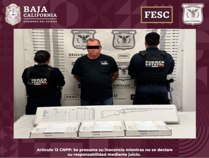 ASEGURA FUERZA ESTATAL A HOMBRE EN POSESIÓN DE ARMAS DE FUEGO. lasnoticias.info