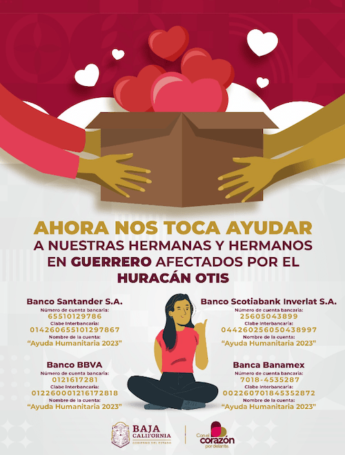 EMPRENDE GOBIERNO DE MARINA DEL PILAR CAMPAÑA DE DONACIÓN PARA APOYAR A FAMILIAS DE GUERRERO TRAS HURACÁN 