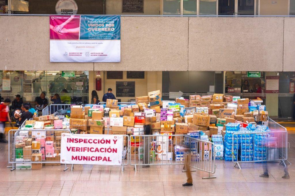 UNIDOS POR GUERRERO, SE SUMA COMERCIO ESTABLECIDO Y SOBRE RUEDAS A COLECTA DEL AYUNTAMIENTO DE TIJUANA. lasnoticias.info