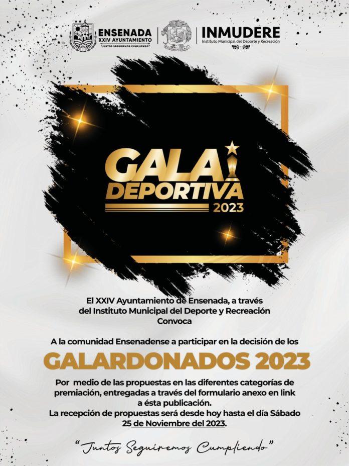CONVOCA GOBIERNO DE ENSENADA A NOMINAR A DEPORTISTAS DESTACADOS PARA GALA 2023. lasnoticias.info