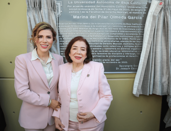 SE SUMA MARINA DEL PILAR A RECONOCIMIENTO DE UABC A CATEDRÁTICA DE LA FACULTAD DE DERECHO. lasnoticias.info