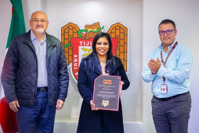 RECONOCE CADENA OXXO AL AYUNTAMIENTO DE TIJUANA POR REDUCIR ROBOS CON VIOLENCIA EN COMERCIOS. lasnoticias.info
