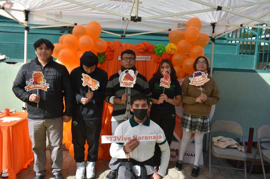 PREVIENE AYUNTAMIENTO DE TIJUANA, VIOLENCIA DIGITAL CON RALLY NARANJA EN CONALEP II. lasnoticias.info