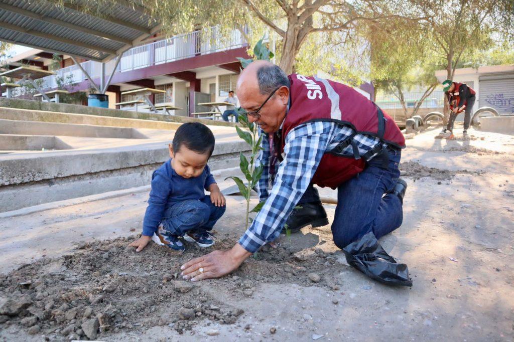 REFORESTÓ SIMPATT PRIMARIA EN URBI VILLA DEL PRADO. lasnoticias.info