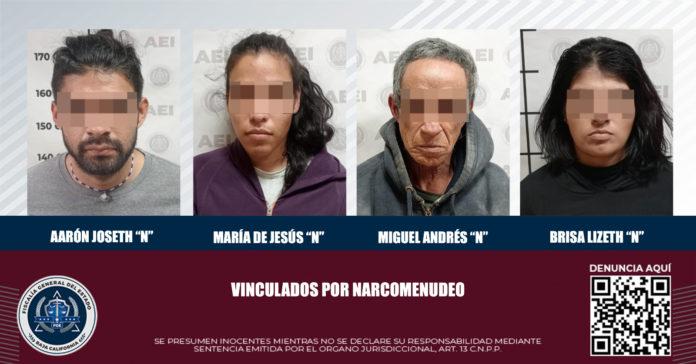 Logra Fiscalía vinculación de cuatro personas por narcomenudeo. lasnoticias.info