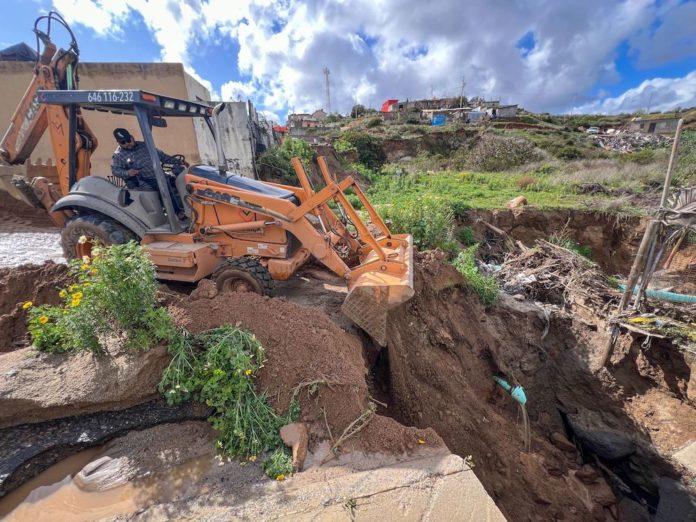ATIENDE CESPE RUPTURA DE TUBERÍA EN CÁRCAMO DE MONTEMAR. lasnoticias.info