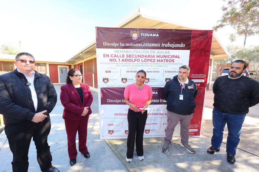 GOBIERNO DE MONTSERRAT CABALLERO TRABAJA EN LA MEJORA DE ESCUELAS MUNICIPALES. lasnoticias.info
