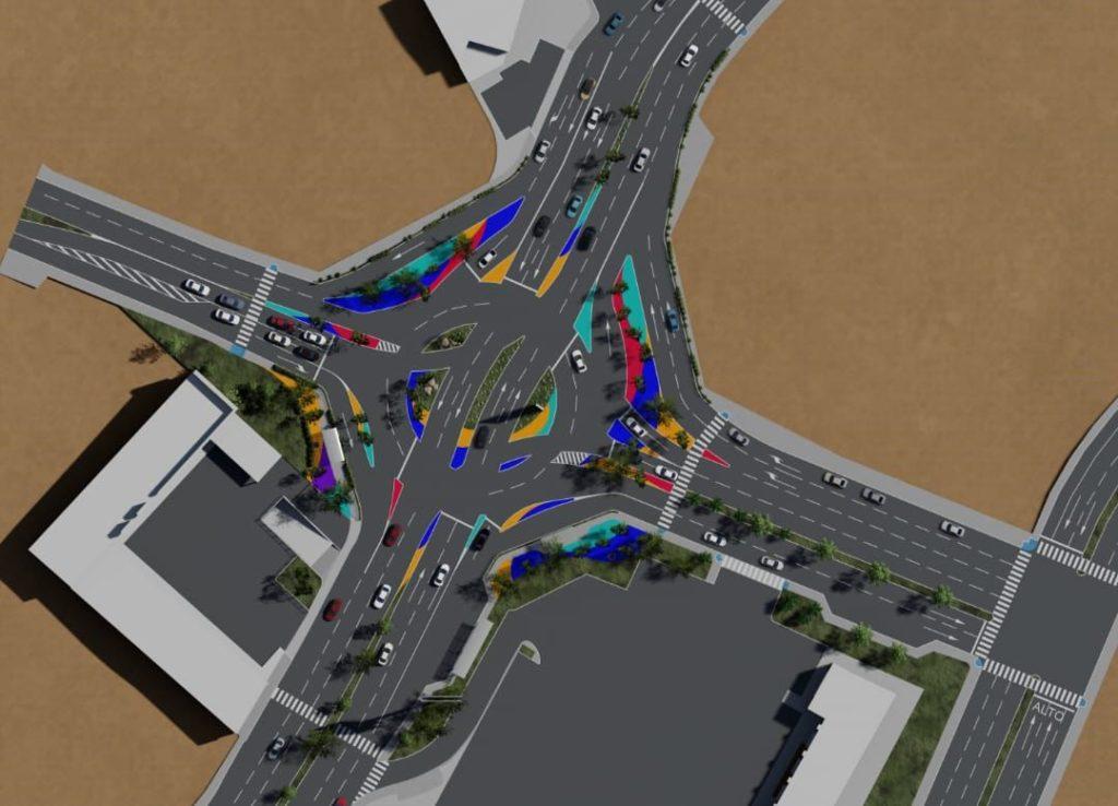 CONTINÚA AYUNTAMIENTO DE TIJUANA CON PROYECTO DE MEJORA EN GLORIETA SANTA FE. lasnoticias.info