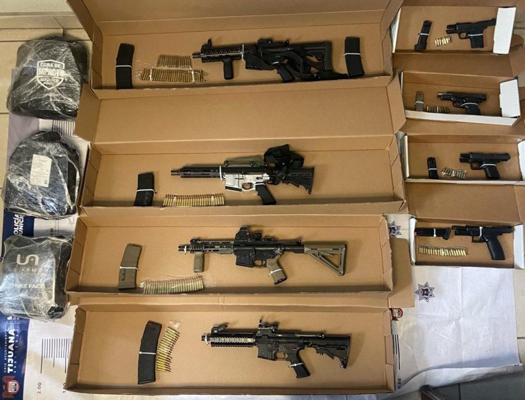 SECRETARÍA DE SEGURIDAD DE TIJUANA, INFORMA SOBRE DETENCIÓN DE 7 PERSONAS Y DECOMISO DE ARMAMENTO. lasnoticias.info