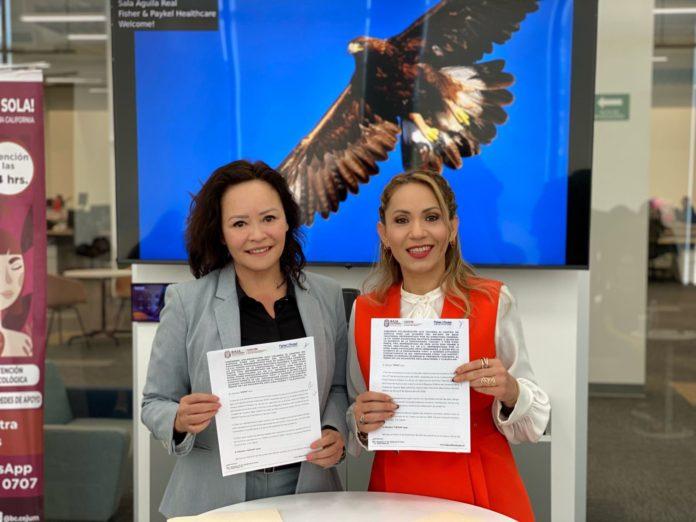FIRMA CEJUM CONVENIO DE COLABORACIÓN CON EMPRESA DEL RAMO DE DISPOSITIVOS ELECTRÓNICOS PARA PREVENIR Y ATENDER LA VIOLENCIA CONTRA LA MUJER. lasnoticias.info