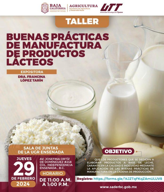 INVITA SADERBC A TALLER SOBRE BUENAS PRÁCTICAS EN EL MANEJO DE PRODUCTOS LÁCTEOS. lasnoticias.info INVITA SADERBC A TALLER SOBRE BUENAS PRÁCTICAS EN EL MANEJO DE PRODUCTOS LÁCTEOS. lasnoticias.info