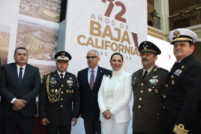 PARTICIPA PRESIDENTA DEL CONGRESO EN ACTO CONMEMORATIVO DEL 72 ANIVERSARIO DE BAJA CALIFORNIA. lasnoticias.info