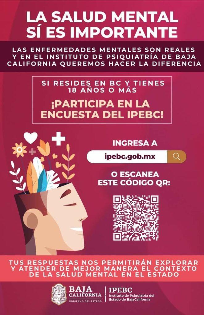 INVITA INSTITUTO DE PSIQUIATRÍA A PARTICIPAR EN LA ENCUESTA ESTATAL DE SALUD MENTAL 2024. lasnoticias.info