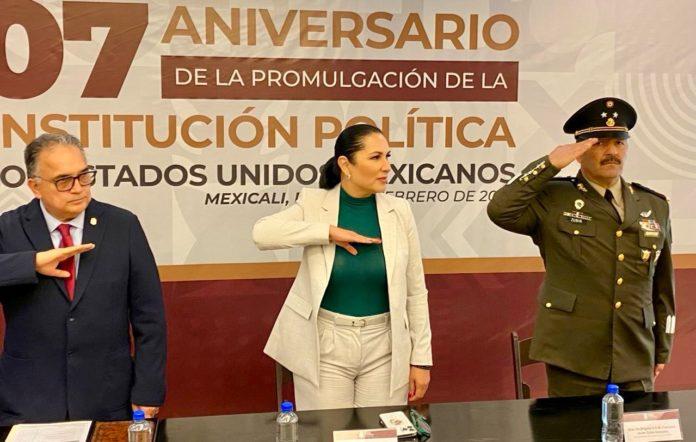 PRESIDENTA DEL PODER LEGISLATIVO PARTICIPA EN CEREMONIA DEL 107 ANIVERSARIO DE LA CONSTITUCIÓN MEXICANA. lasnoticias.info