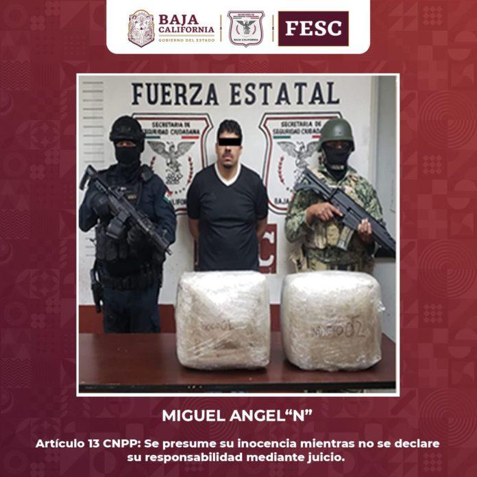 ASEGURAN FUERZA ESTATAL Y SEDENA 20 KILOS DE MARIHUANA EN MEXICALI; HAY UN DETENIDO. lasnoticias.info