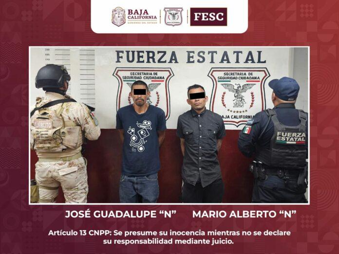 DETIENE FUERZA ESTATAL A PRESUNTOS LADRONES DE VEHÍCULO EN MEXICALI. lasnoticias.info