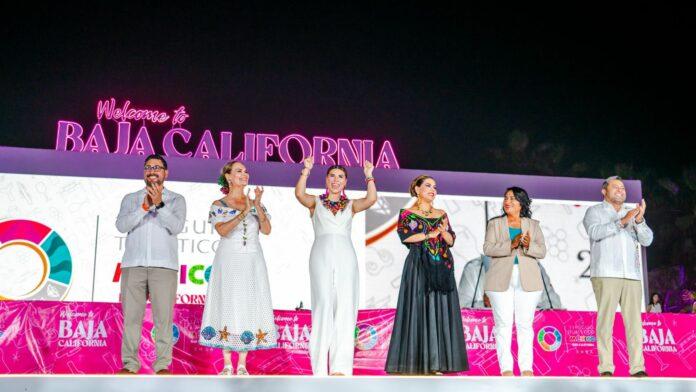 RECIBE GOBERNADORA MARINA DEL PILAR ESTAFETA PARA EL TIANGUIS TURÍSTICO 2025. lasnoticias.info