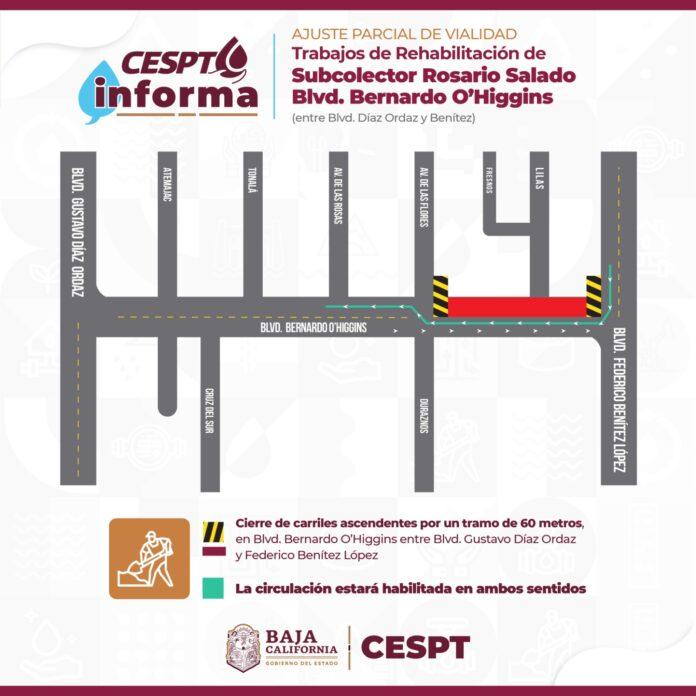 REALIZA CESPT TRABAJOS ADICIONALES DE REHABILITACIÓN DE LÍNEA PARALELA AL SUBCOLECTOR ROSARIO SALADO. lasnoticias.info