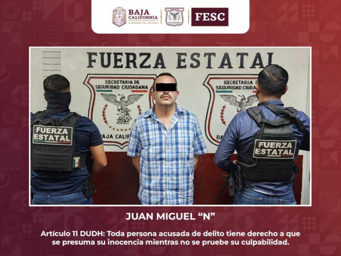 HOMBRE BUSCADO POR TRÁFICO DE DROGAS EN ESTADOS UNIDOS, ES DETENIDO EN MEXICALI POR LA FUERZA ESTATAL. lasnoticias.info