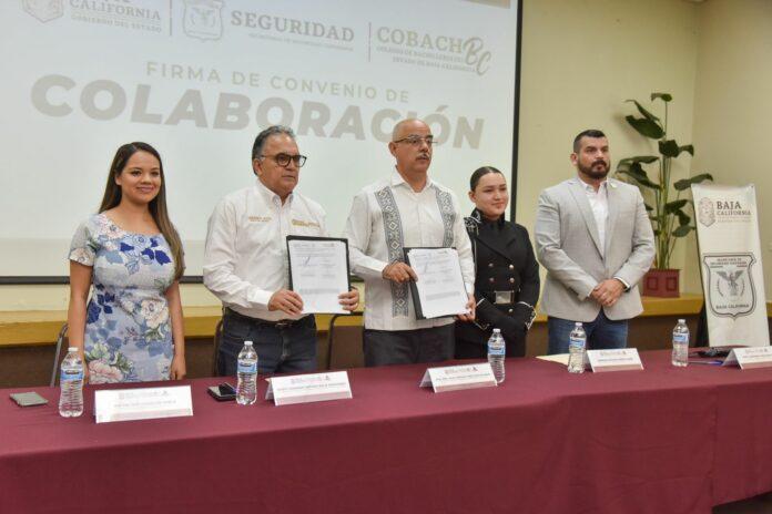 SSCBC Y COBACH FIRMAN CONVENIO PARA REFORZAR LABORES PREVENTIVAS ENTRE LA COMUNIDAD ESTUDIANTIL. lasnoticias.info