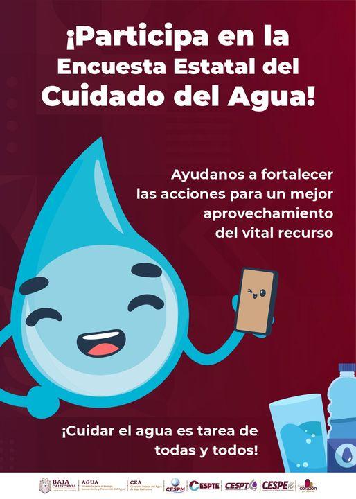 INVITAN SEPROA Y CEA A PARTICIPAR EN LA ENCUESTA ESTATAL DEL CUIDADO DEL AGUA. lasnoticias.info