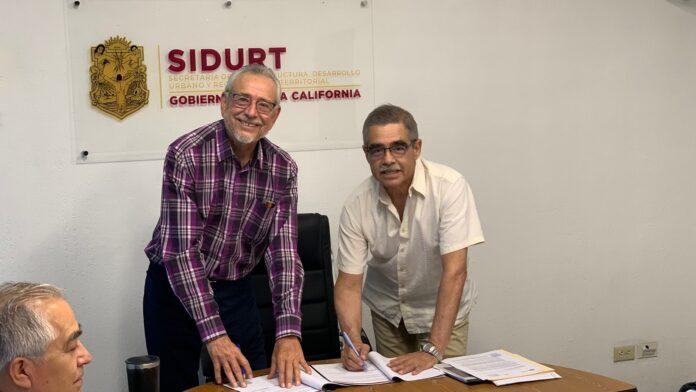FIRMA SIDURT CONVENIO CON MEXICALI VERDE PARA LA FORMACIÓN DE ÁREAS VERDES EN PUENTE RÍO NUEVO Y EJE CENTRAL. lasnoticias.info