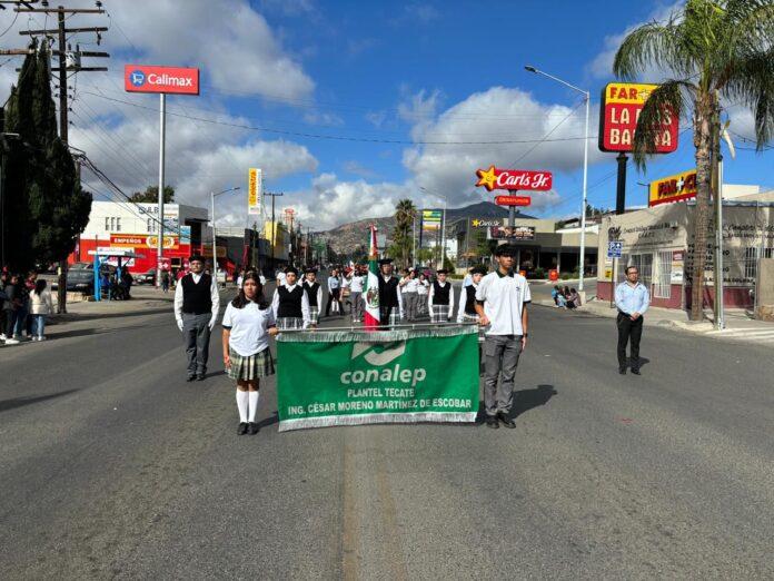 PARTICIPAN ESTUDIANTES DE CONALEP EN DESFILE ALUSIVO A LA INDEPENDENCIA DE MÉXICO. lasnoticias.info