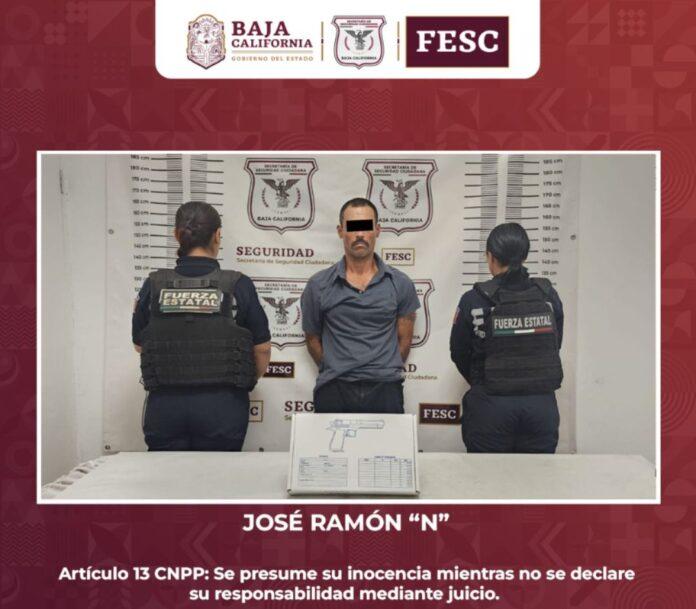 ARRESTA FUERZA ESTATAL A HOMBRE CON ARMA DE FUEGO EN FRANCISCO ZARCO. lasnoticias.info