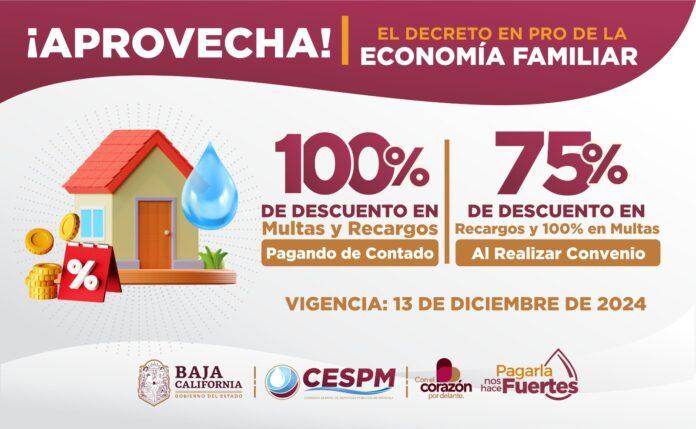 ÚLTIMOS DÍAS PARA APROVECHAR CONDONACIÓN DE MULTAS Y RECARGOS EN EL SERVICIO DE AGUA POTABLE. lasnoticias.info