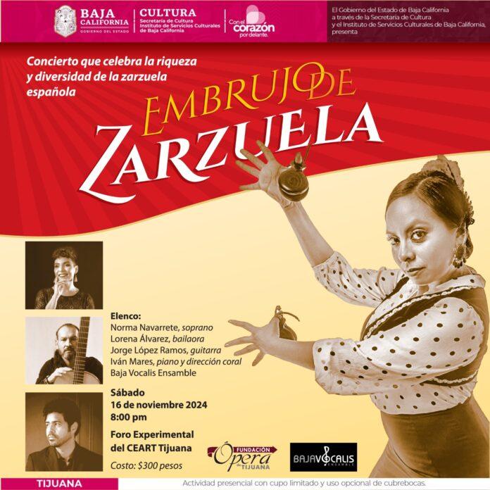 UN “EMBRUJO DE ZARZUELA” EN CEART TIJUANA. lasnoticias.info