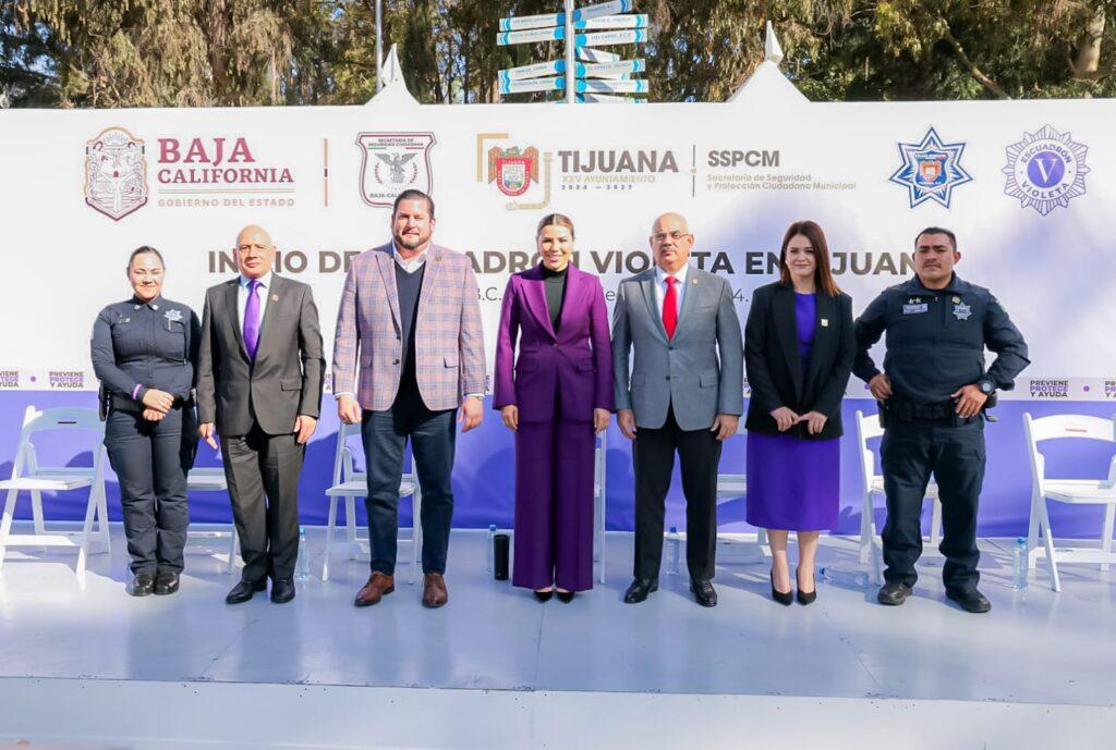 GOBERNADORA MARINA DEL PILAR PONE EN MARCHA EL ESCUADRÓN VIOLETA EN TIJUANA. lasnoticias.info