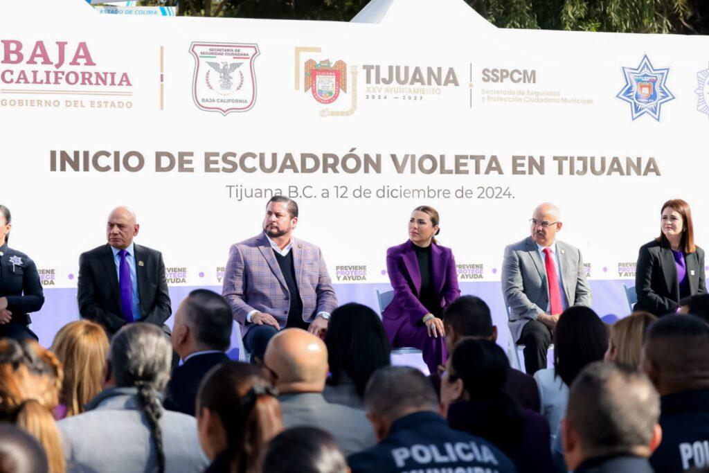 GOBERNADORA MARINA DEL PILAR PONE EN MARCHA EL ESCUADRÓN VIOLETA EN TIJUANA. lasnoticias.info