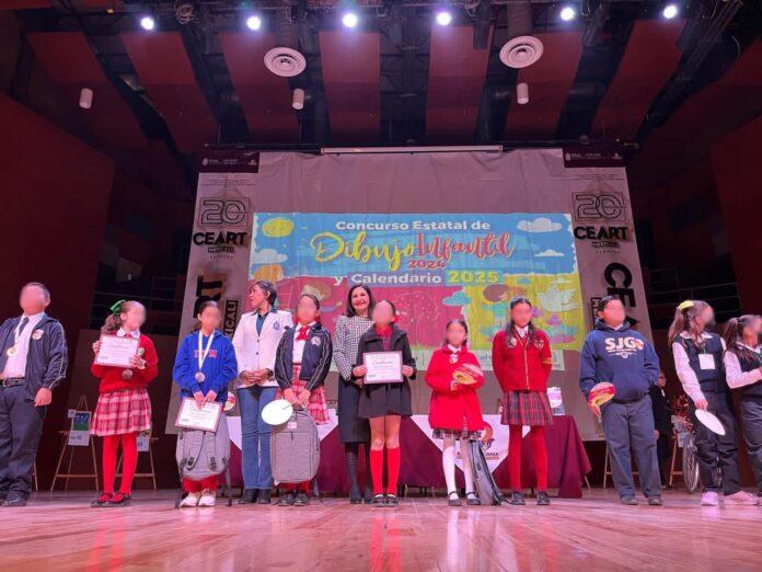 PREMIA SISTEMA DIF BC A GANADORES DEL CONCURSO ESTATAL DE DIBUJO Y PINTURA INFANTIL 2024. lasnoticias.info