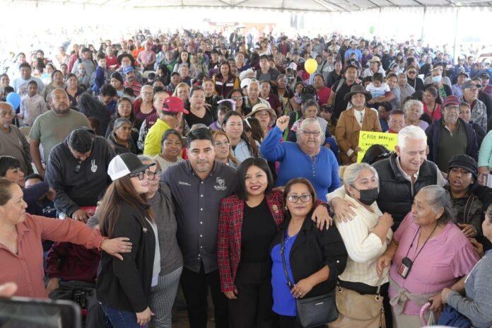 Beneficia Ayuntamiento a más de 2 mil 500 vecinos de La Presa A.L.R., con Jornada de Bienestar