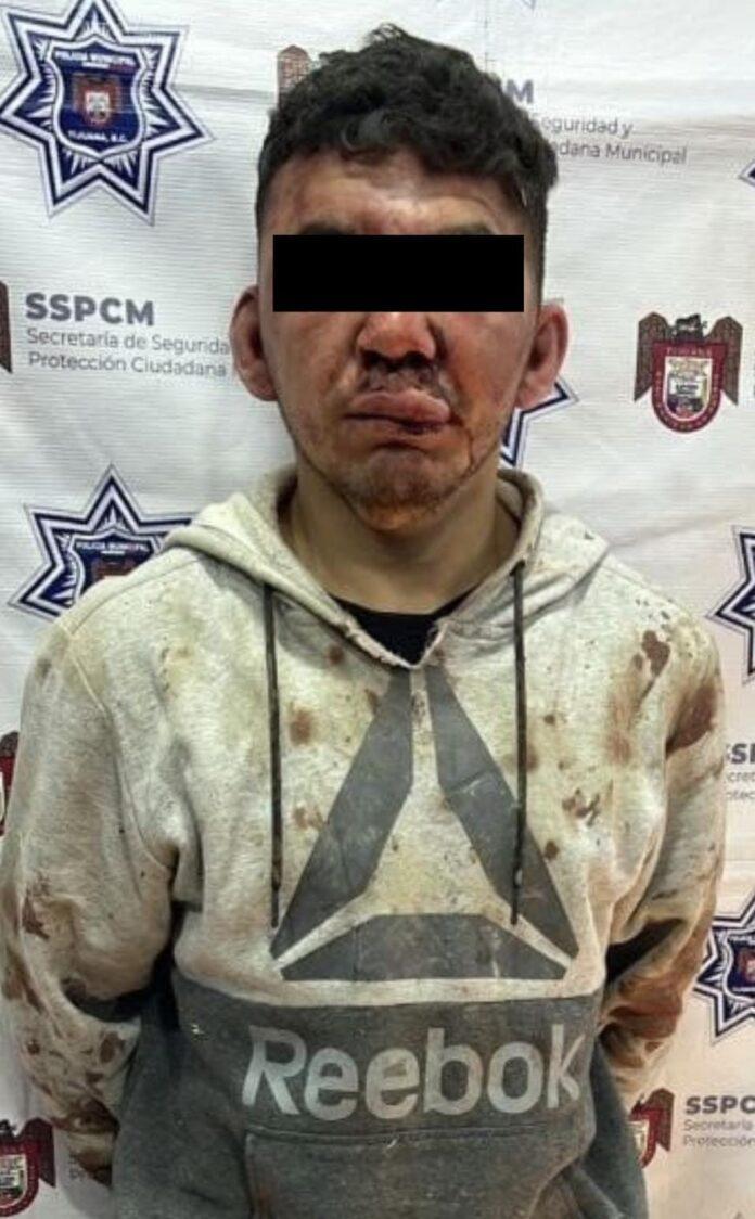 Captura Policial Municipal a presunto responsable de múltiples robos. lasnoticias.info